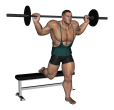 Squat - Barbell Bulgarian Deep